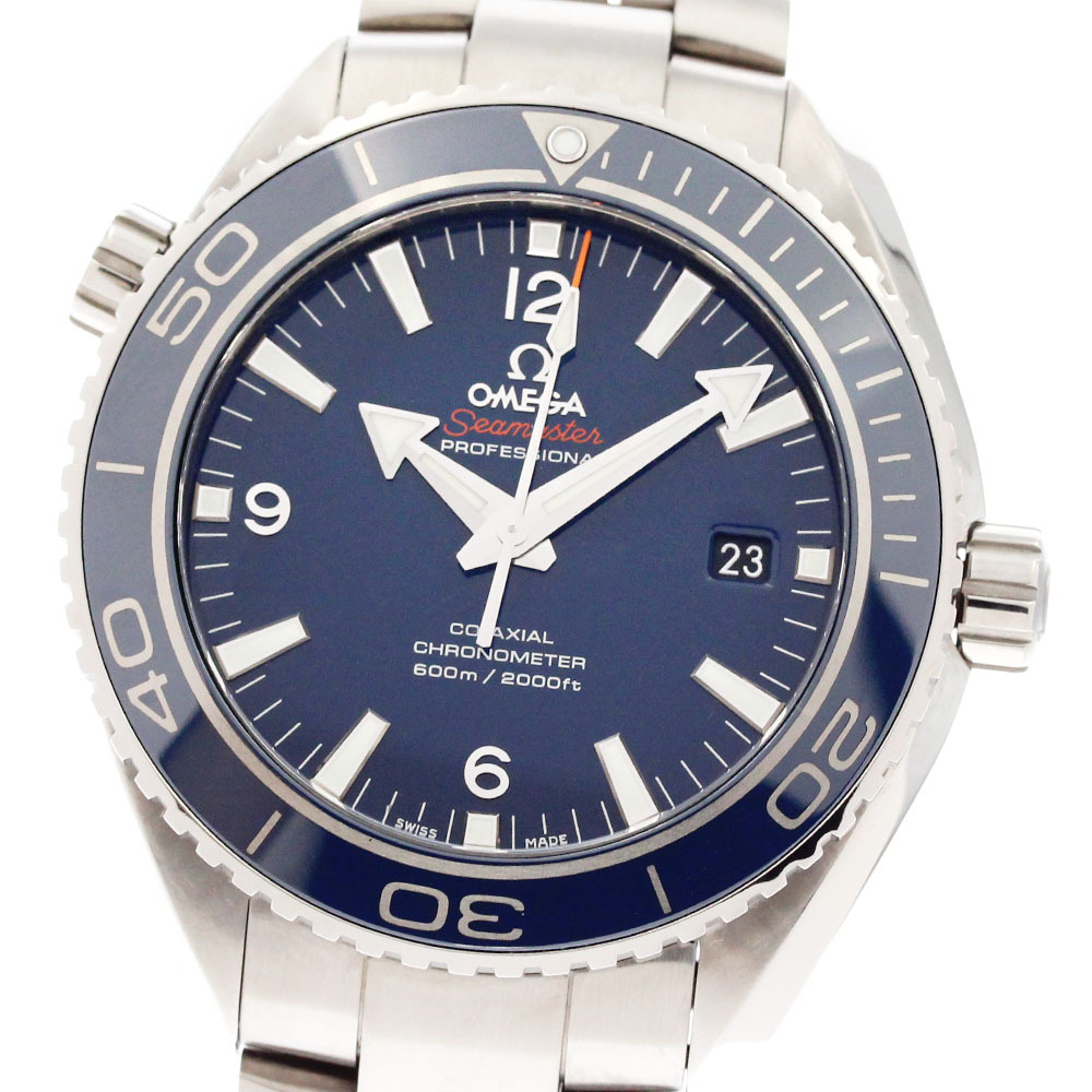 オメガ OMEGA 232.90.46.21.03.001 シーマスター プラネットオーシャン デイト 自動巻き メンズ 美品 _877508_画像1