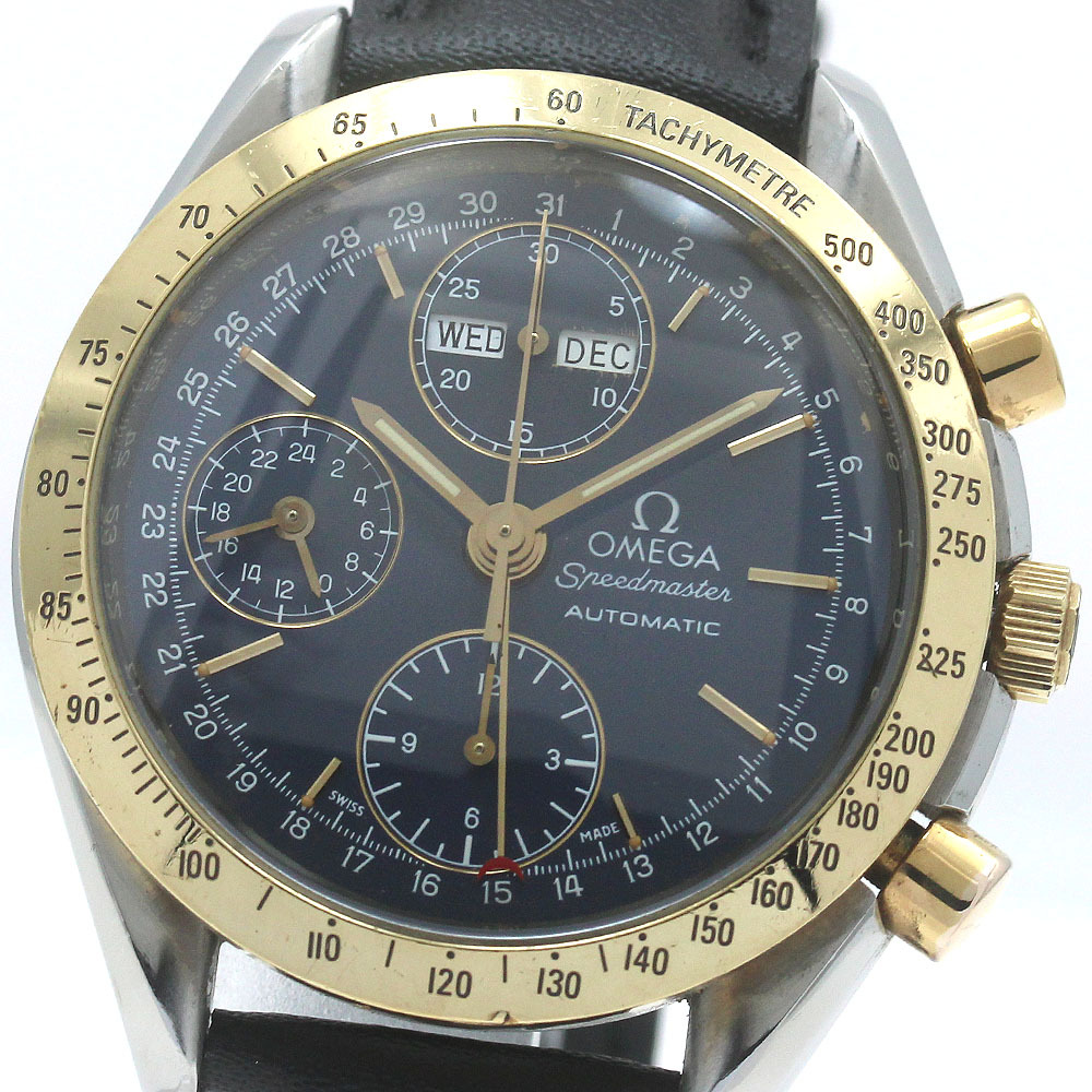  Omega OMEGA 3321.80 Speedmaster хронограф Triple календарь самозаводящиеся часы мужской _868598