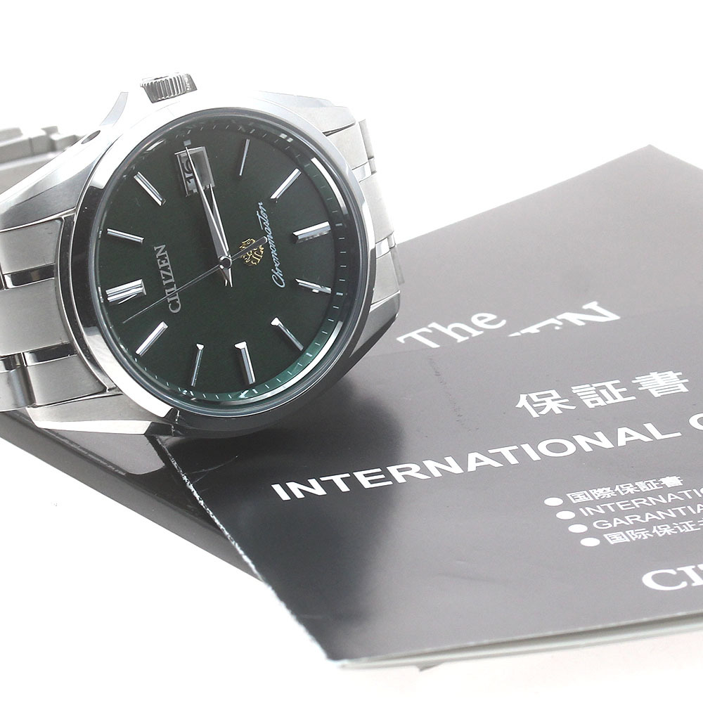  Citizen CITIZEN AQ4020-54X/A060-T025421 The * Citizen земля . японская бумага глубокий . солнечный мужской прекрасный товар с гарантией ._880083