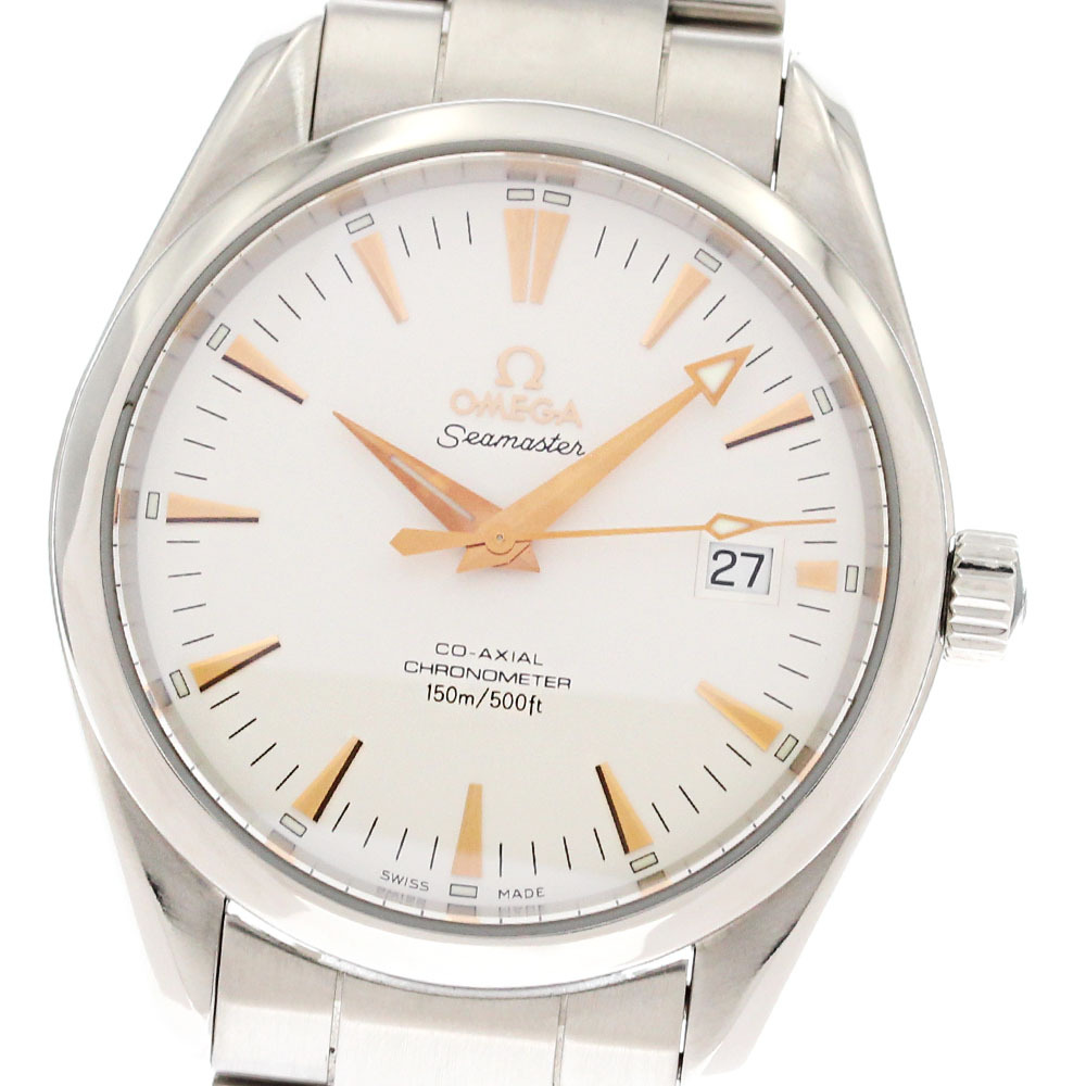 オメガ OMEGA 2503.34 シーマスター アクアテラ デイト コーアクシャル 自動巻き メンズ 良品 _877638