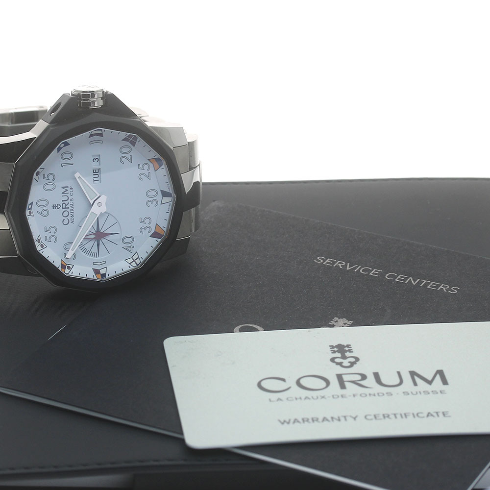  Corum CORUM A947/03553 Admiral z cup соревнование 48 дата самозаводящиеся часы мужской превосходный товар с гарантией ._876512