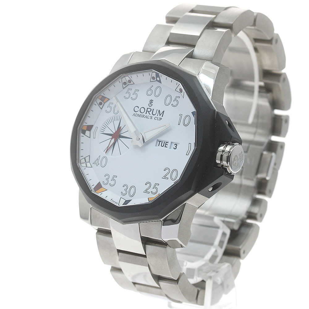  Corum CORUM A947/03553 Admiral z cup соревнование 48 дата самозаводящиеся часы мужской превосходный товар с гарантией ._876512