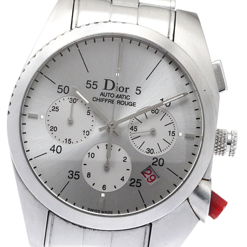  Dior Dior CD084611si полный rouge Date хронограф самозаводящиеся часы мужской _879219[ev10]