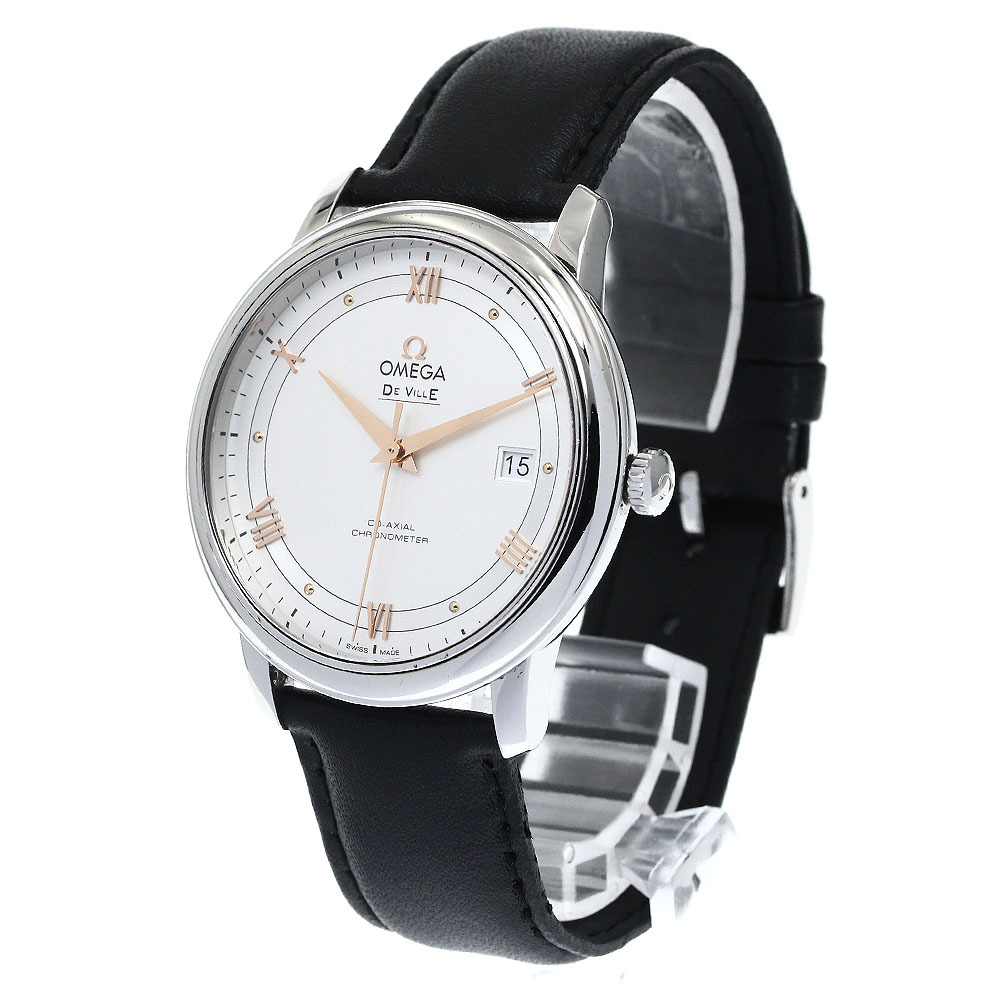  Omega OMEGA 424.13.40.20.02.002 De Ville prestige Date коаксильный самозаводящиеся часы мужской _878732