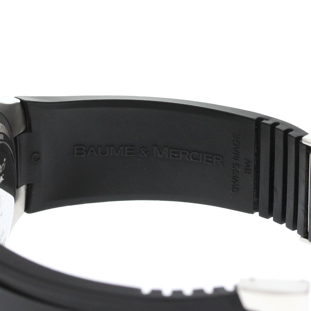 訳あり ボーム&メルシェ Baume & Mercier 65541 リビエラ デイト クロノグラフ 自動巻き メンズ _863631【ev20】_画像6