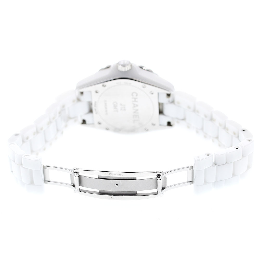 シャネル CHANEL J12 白セラミック GMT 自動巻き メンズ _872457