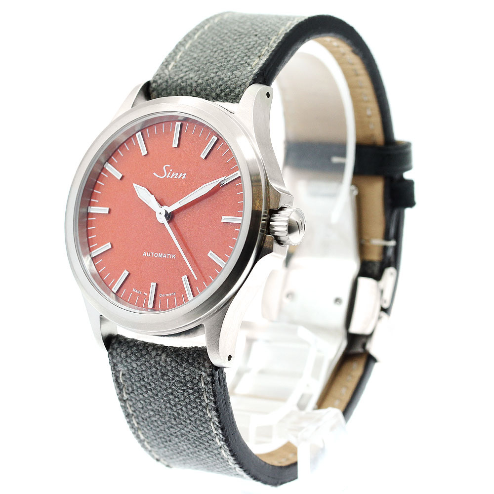 ジン Sinn 556.CR 556カーネリアンレッド 世界限定400本 自動巻き メンズ 美品 箱?保証書付き_880840