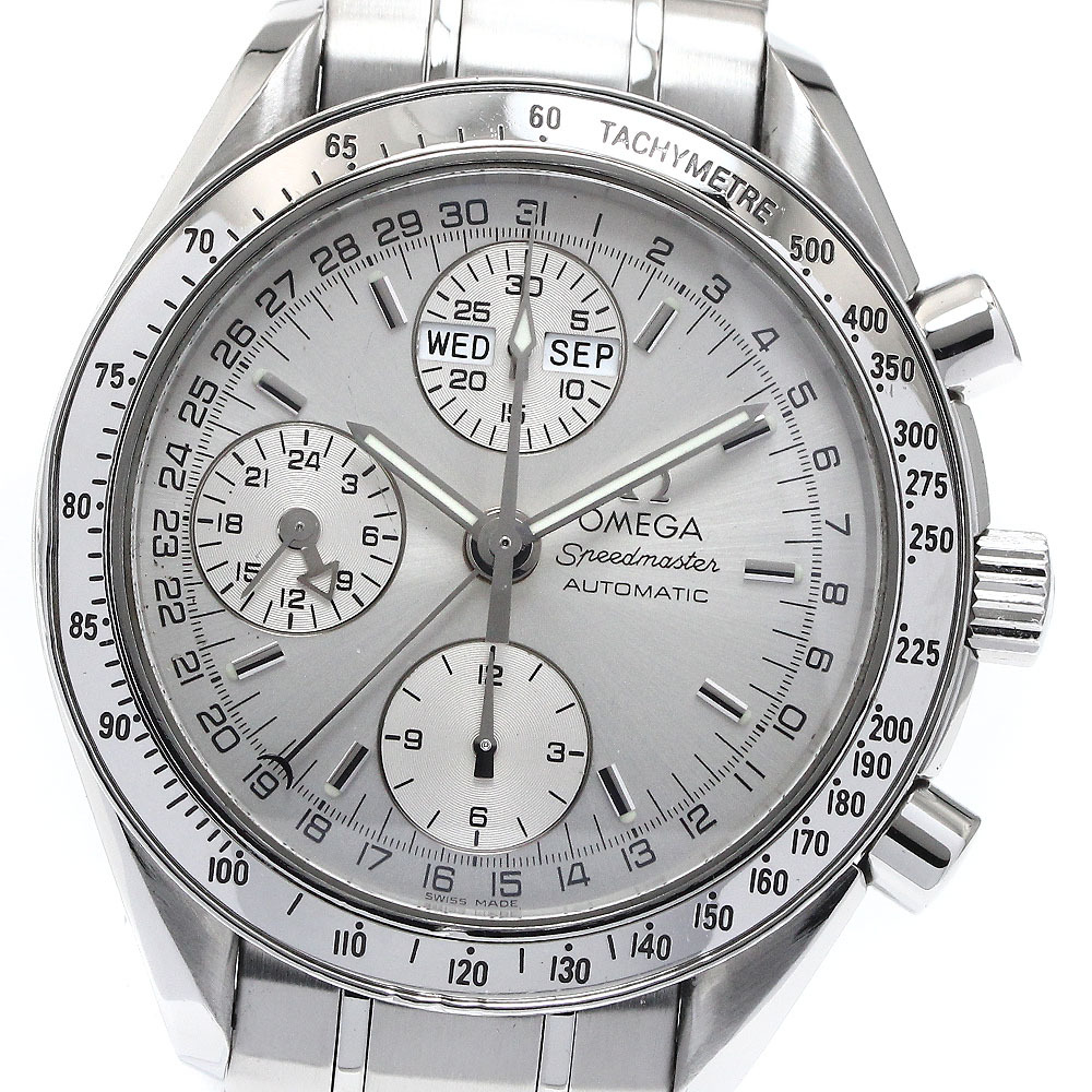  Omega OMEGA 3523.30 Speedmaster хронограф Triple календарь самозаводящиеся часы мужской с гарантией ._868612