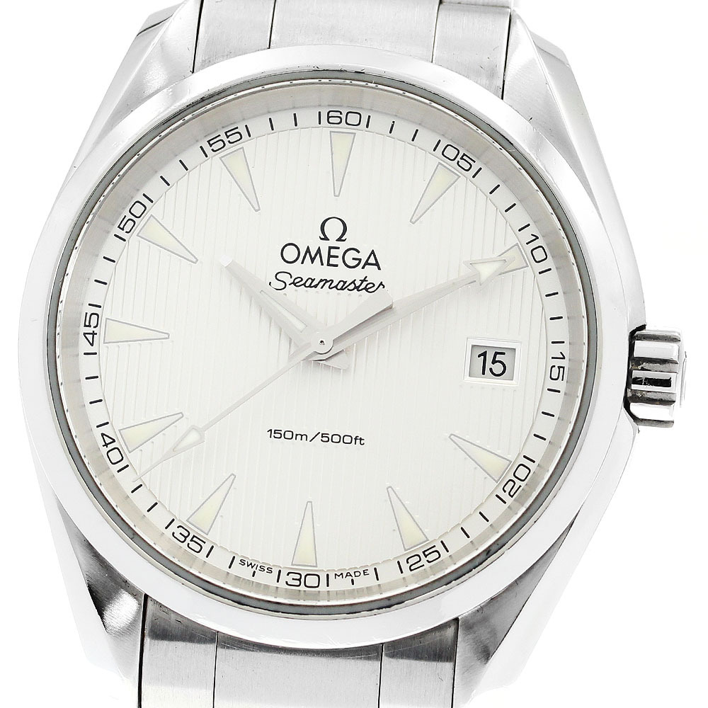 オメガ OMEGA 231.10.39.60.02.001 シーマスター アクアテラ デイト クォーツ メンズ 箱?保証書付き_878461