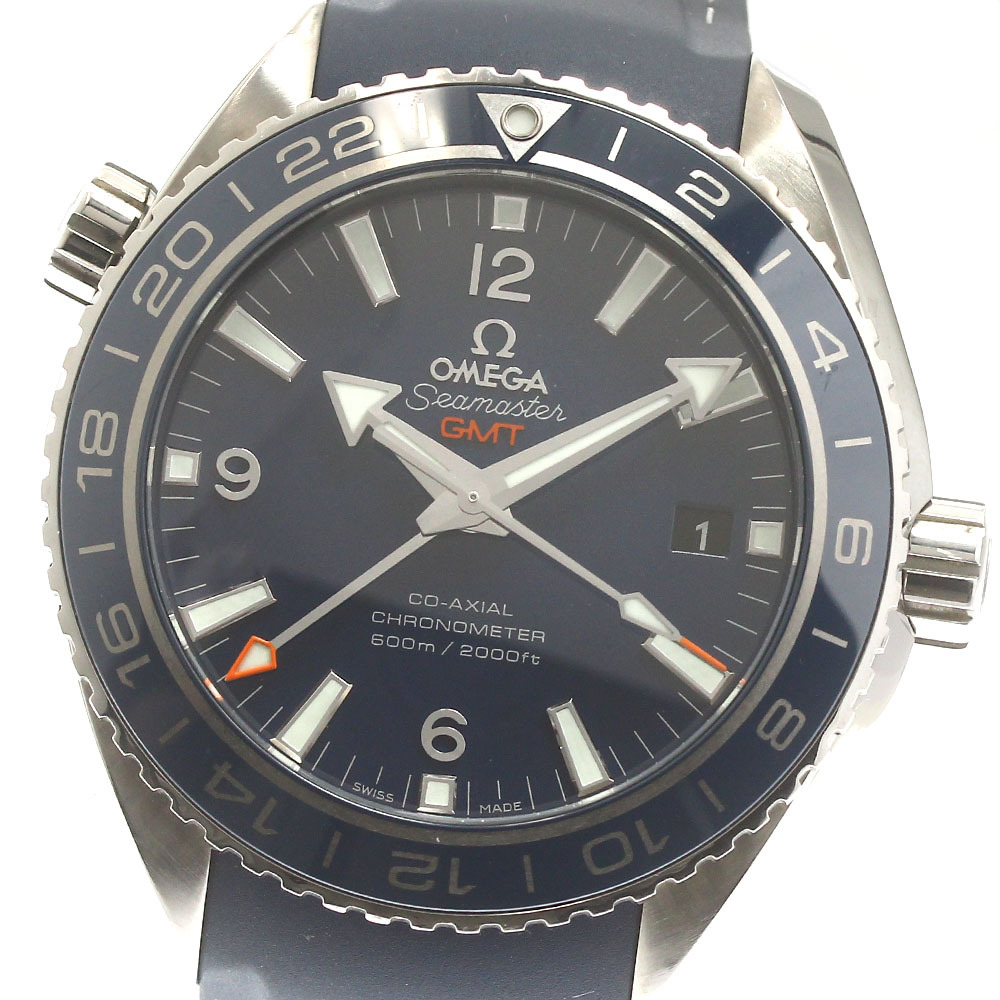 オメガ OMEGA 232.92.44.22.03.001 シーマスター プラネットオーシャン600M デイト GMT 自動巻き メンズ 保証書付き_869032