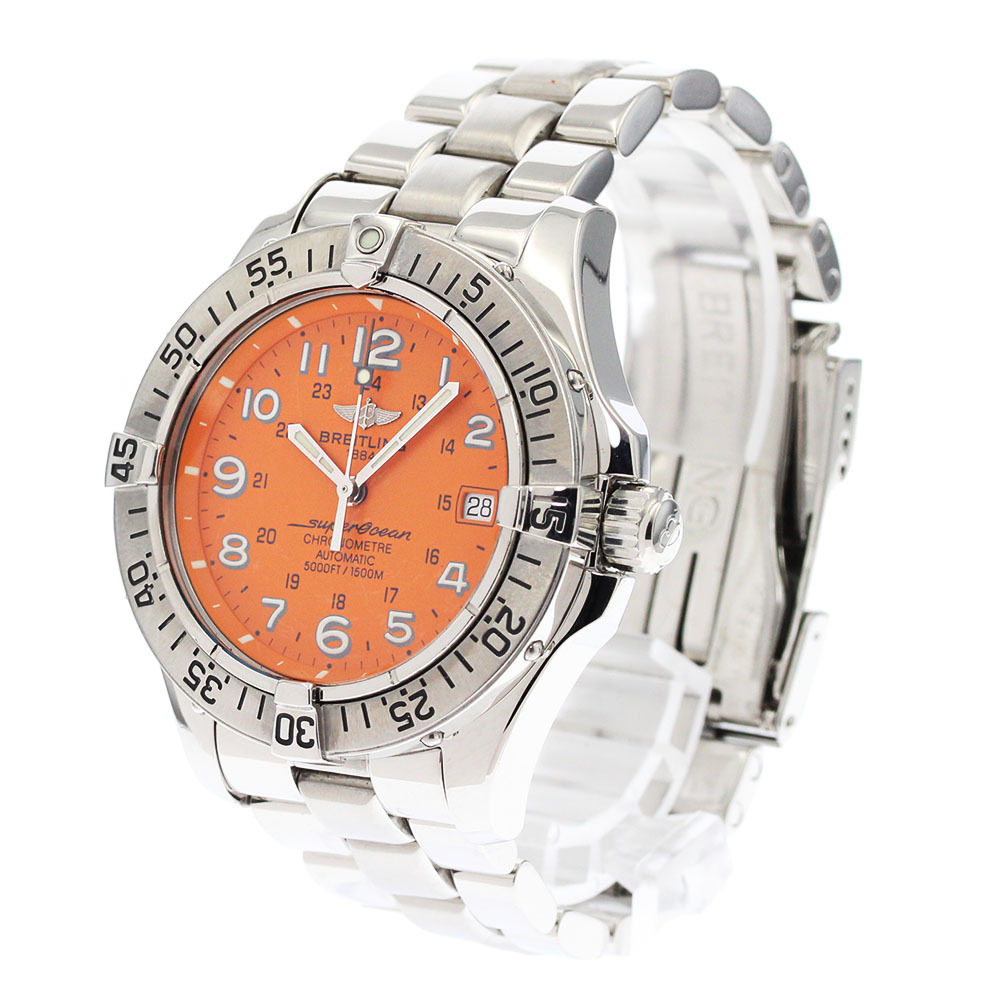 ブライトリング BREITLING A17360 スーパーオーシャン デイト 自動(dòng)巻き メンズ 保証書付き_861580