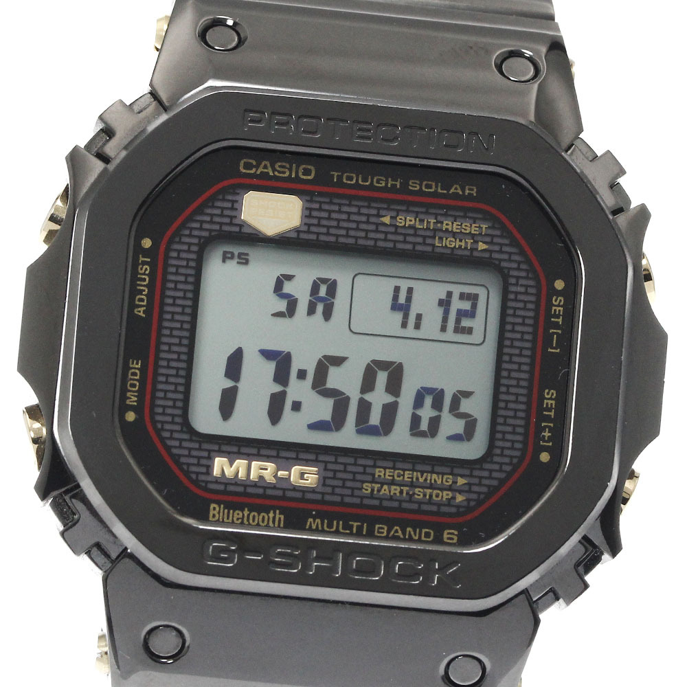 カシオ CASIO MRG-B5000B-1JR G-SHOCK MR-G Bluetooth搭載 ソーラー電波 メンズ 良品 箱?保証書付き_882874