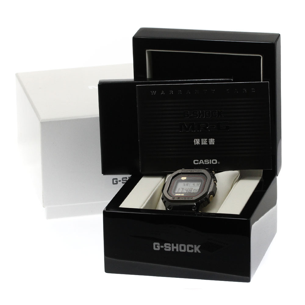 カシオ CASIO MRG-B5000B-1JR G-SHOCK MR-G Bluetooth搭載 ソーラー電波 メンズ 良品 箱?保証書付き_882874