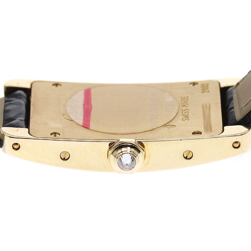 カルティエ CARTIER WB707231 タンクアメリカンSM K18YG ダイヤベゼル クォーツ レディース 良品 保証書付き_820953_画像4