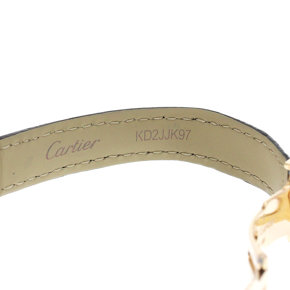 カルティエ CARTIER WB707231 タンクアメリカンSM K18YG ダイヤベゼル クォーツ レディース 良品 保証書付き_820953_画像9