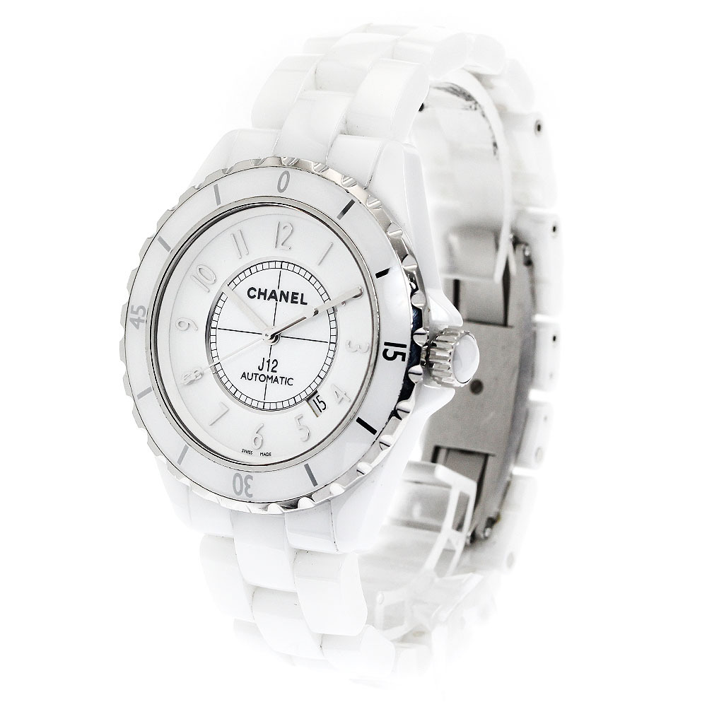 シャネル CHANEL H2981 J12 白セラミック 自動(dòng)巻き メンズ _879316
