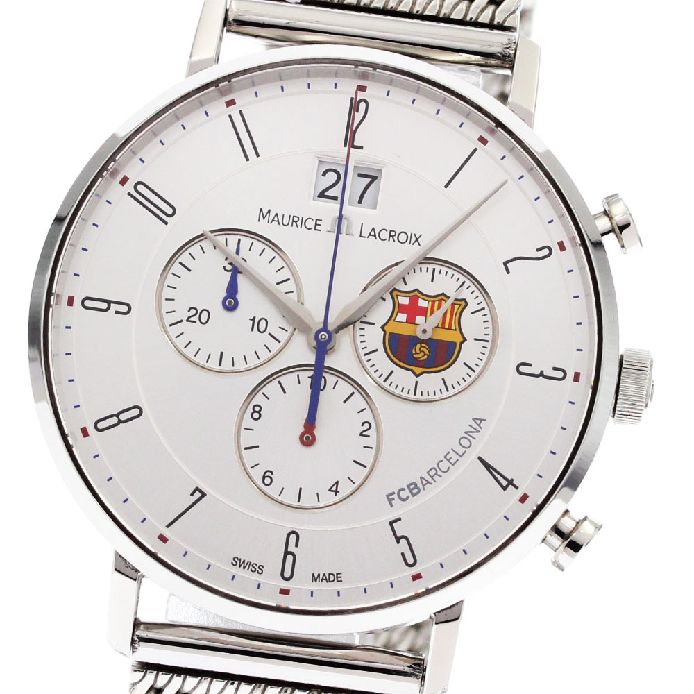 モーリス?ラクロア Maurice Lacroix EL1088-SS002-120-1 エリロス デイト クォーツ メンズ 良品 箱?保証書(shū)付き_882035