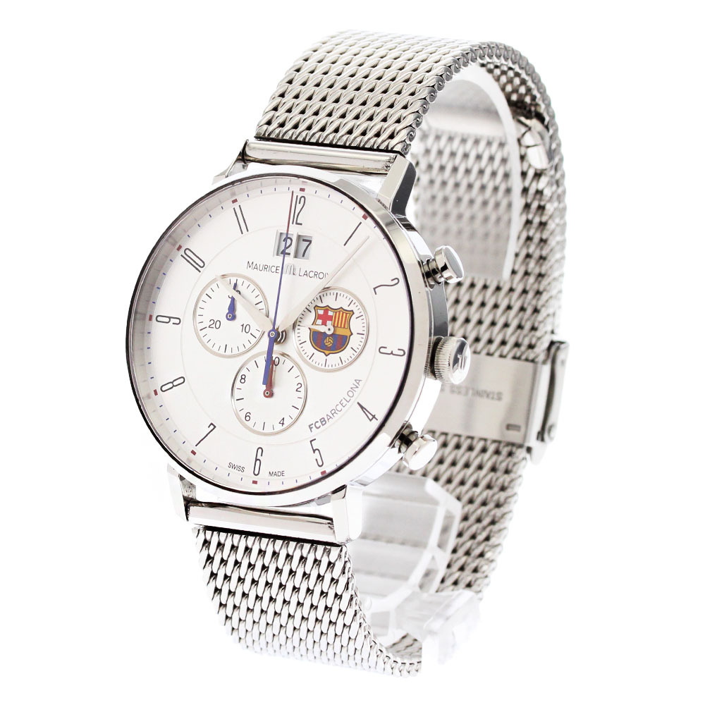 モーリス?ラクロア Maurice Lacroix EL1088-SS002-120-1 エリロス デイト クォーツ メンズ 良品 箱?保証書(shū)付き_882035
