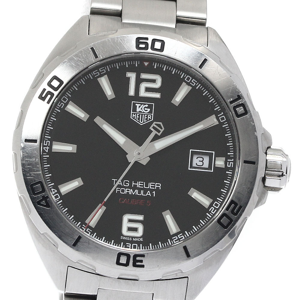 タグホイヤー TAG HEUER WAZ2113 フォーミュラー1 キャリバー5 デイト 自動(dòng)巻き メンズ 保証書(shū)付き_883836