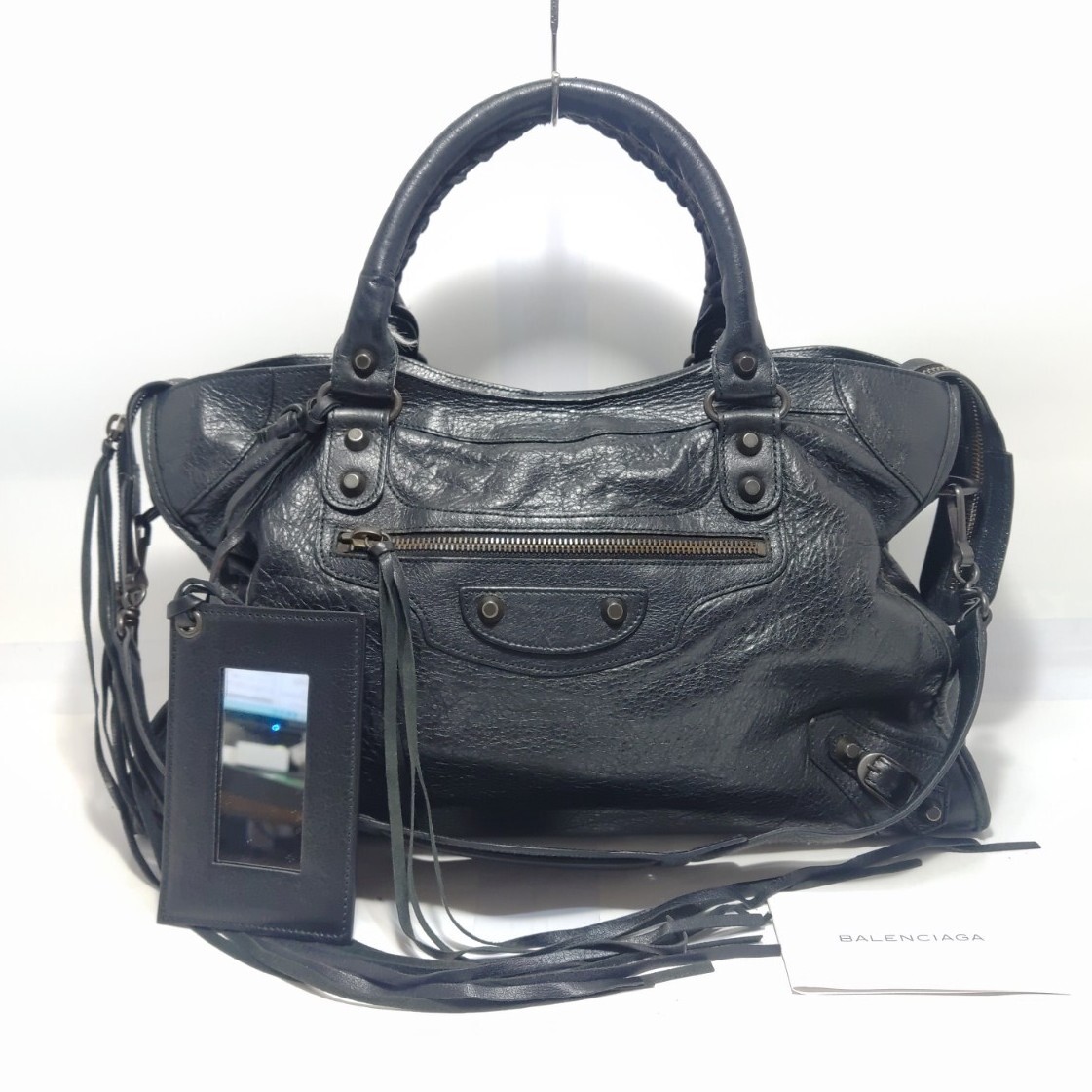 BALENCIAGA バレンシアガ 115748 ザ シティ 2WAYレザー バッグ BALENCIAGA バレンシアガ 115748 ザ シティ 2WAYレザー バッグ