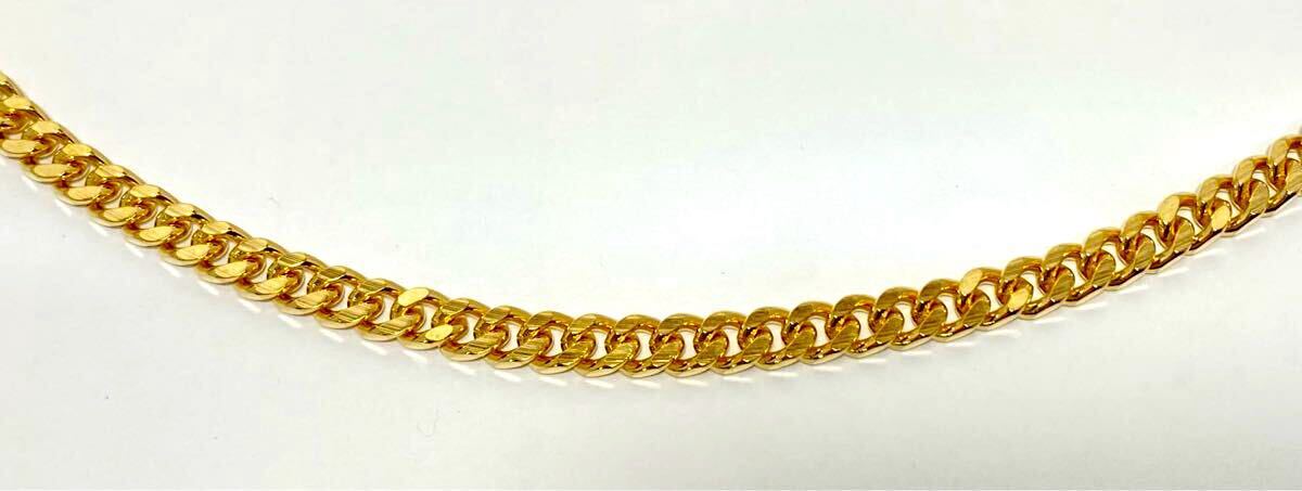 K-4 喜平チェーンネックレス 6mm 60cm ゴールド 18kgp 新品未 K-4 喜平チェーンネックレス 6mm 60cm ゴールド 18kgp 新品未