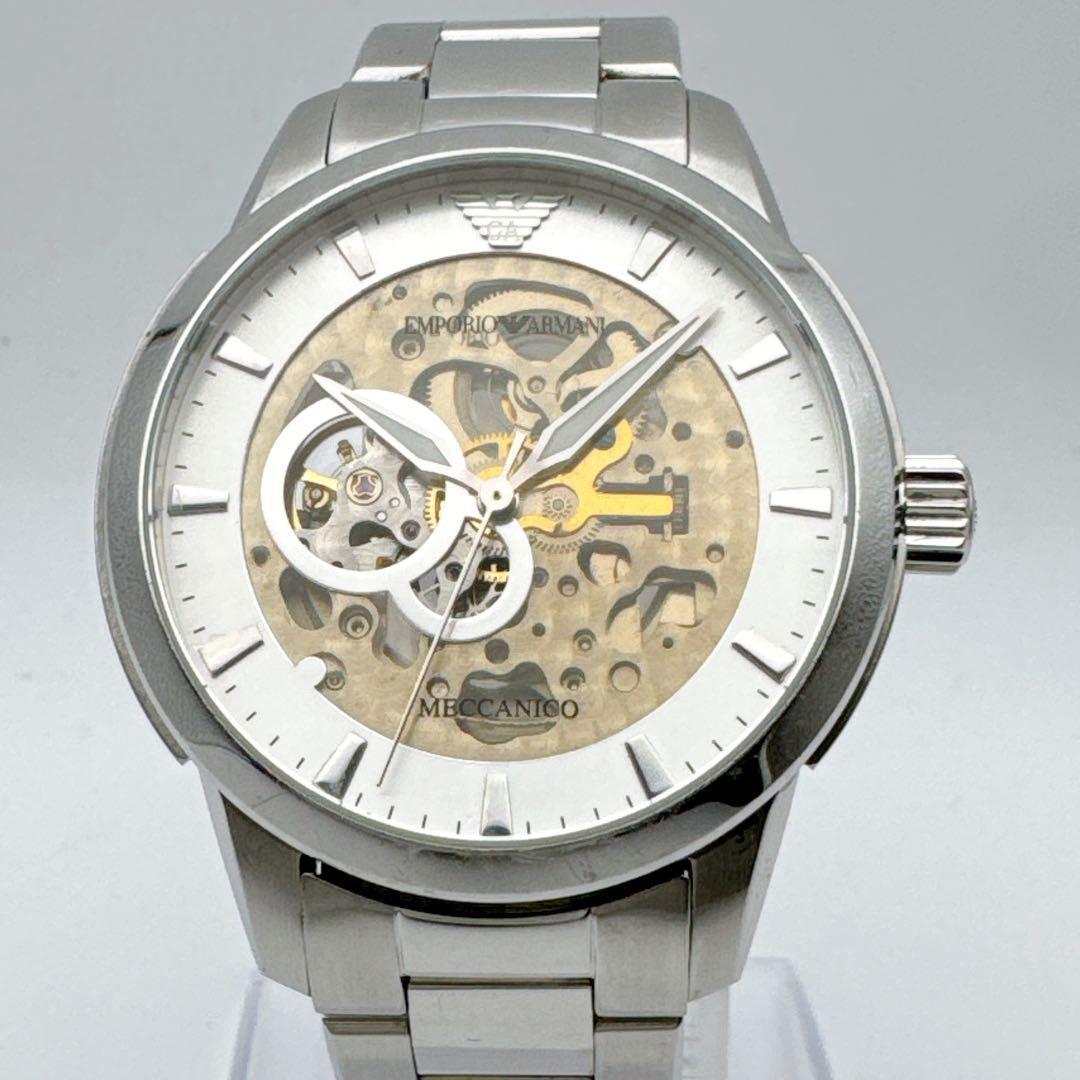 稼働品 EMPORIO ARMANI エンポリオアルマーニ スケルトン 自動 稼働品 EMPORIO ARMANI エンポリオアルマーニ スケルトン 自動