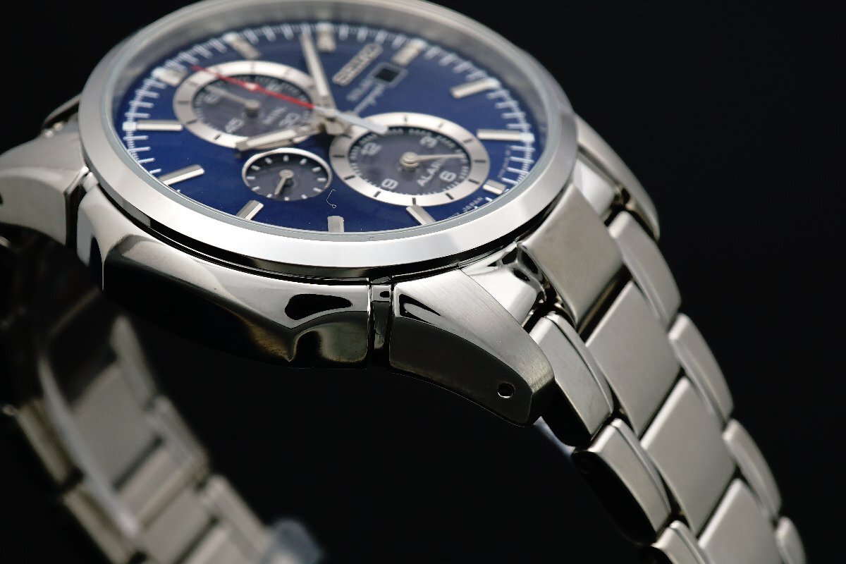 特価ブログのポータルサイト 1円~【廃版モデル】セイコーSEIKO/SOLARソーラークロノグラフ 海外モデル