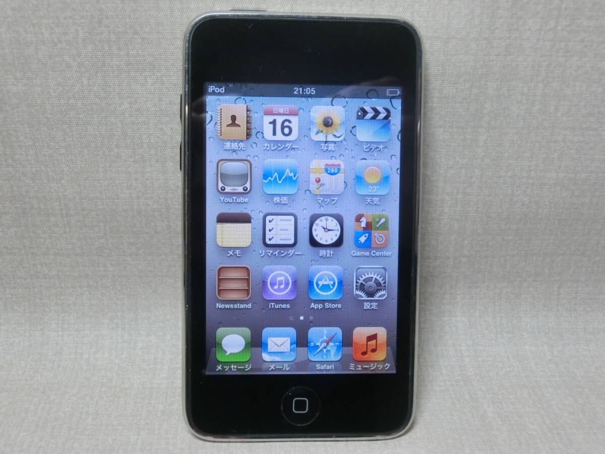 【№2045-i7005】中古品： Apple iPod touch 第3世代 A1318 32GB　作動品