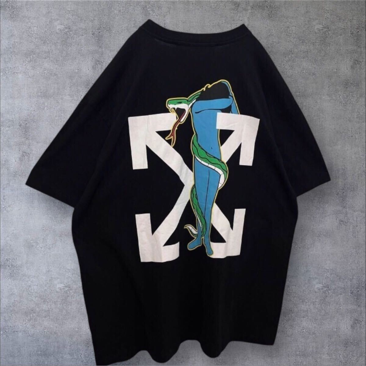 入手困難】off-White オフホワイト クロスアローロゴ ビッグロゴ 入手困難】off-White オフホワイト クロスアローロゴ ビッグロゴ
