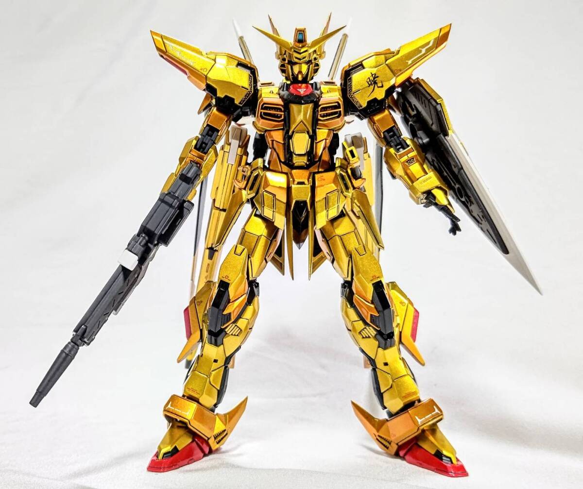 RG 1/144 アカツキガンダム(オオワシ装備) 塗装完成品 ガンプラ RG 1/144 アカツキガンダム(オオワシ装備) 塗装完成品 ガンプラ