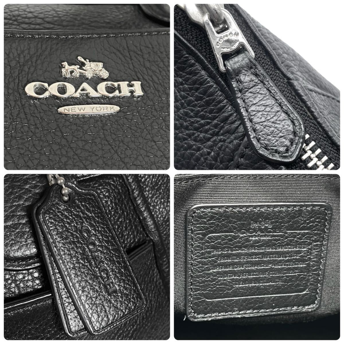 美品/A4収納◎ コーチ COACH メンズ ビジネス 2way トートバッグ 美品/A4収納◎ コーチ COACH メンズ ビジネス 2way トートバッグ
