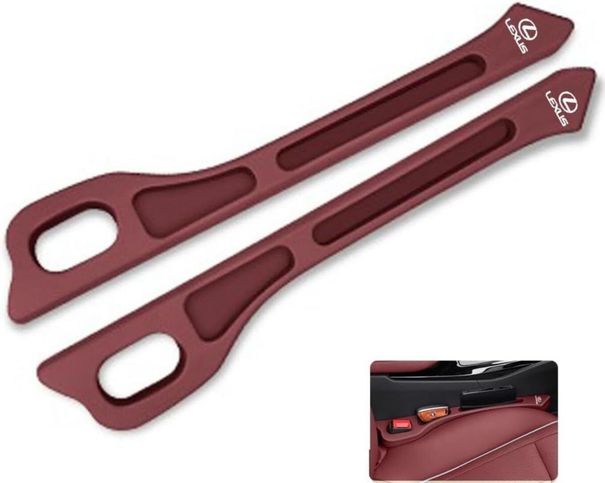 新作 レクサス 車用 シート隙間埋クッション車用シート コンソール 隙間 クッション 小物入れ付き 車用隙間 クッション落下防止 多機能収納