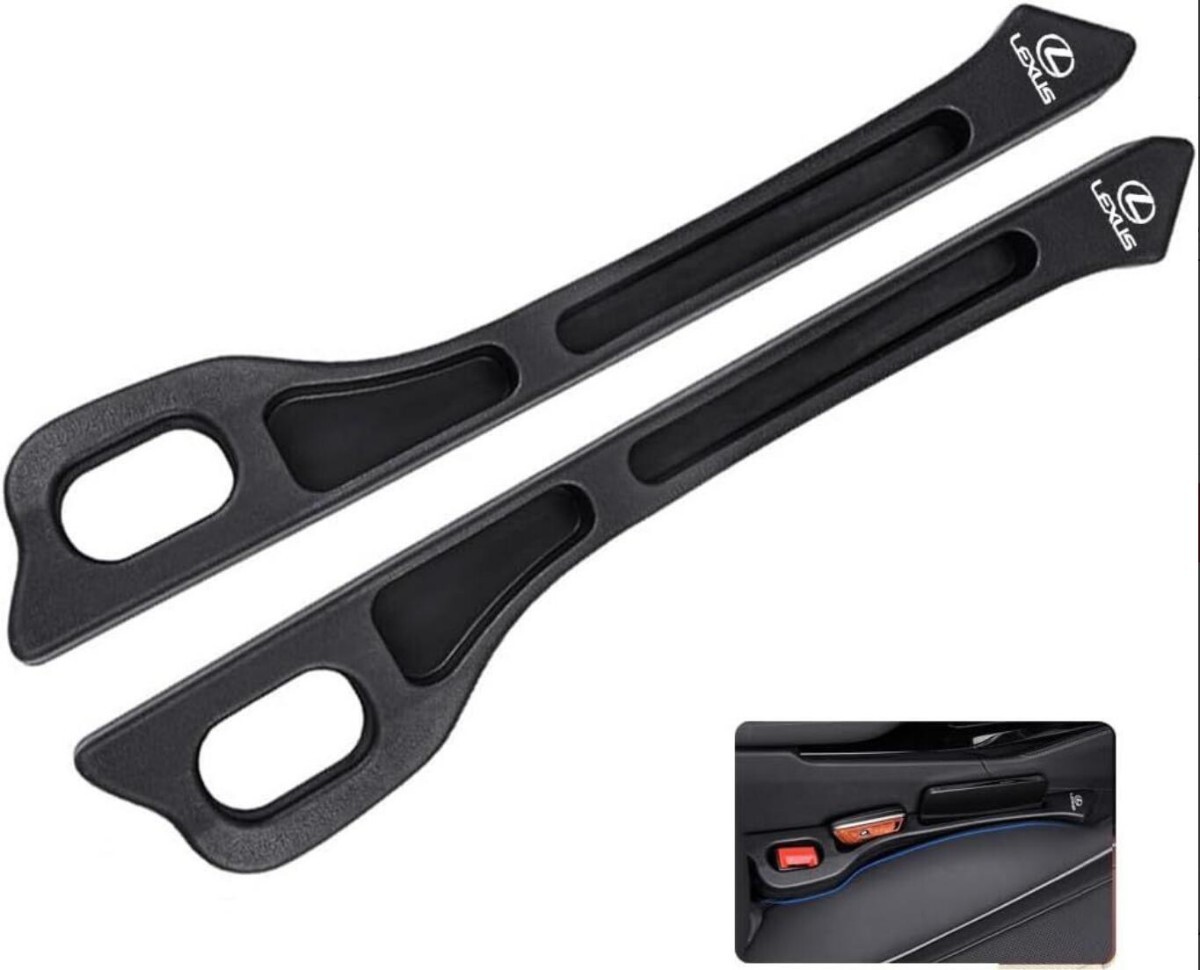 新作 レクサス 車用 シート隙間埋クッション車用シート コンソール 隙間 クッション 小物入れ付き 車用隙間 クッション落下防止 多機能収納