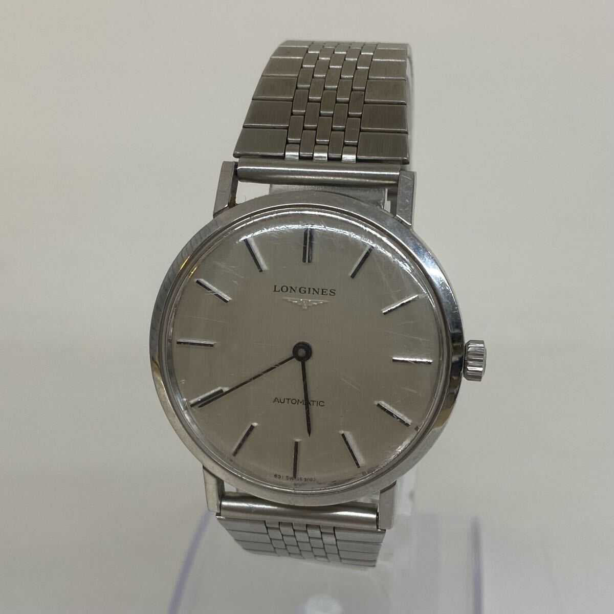 S【稼働品】LONGINES ロンジン 自動巻き 腕時計 シルバー文字盤 S【稼働品】LONGINES ロンジン 自動巻き 腕時計 シルバー文字盤
