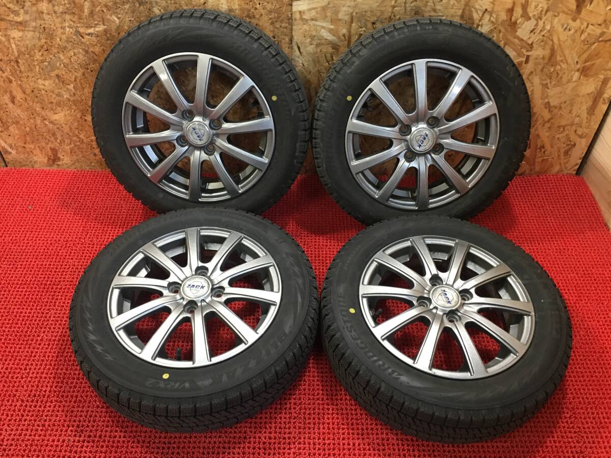 ウェイク等に!! ZACK 14×4.5J OFF45 PCD100 4穴 155/65R14 ウェイク等に!! ZACK 14×4.5J OFF45 PCD100 4穴 155/65R14