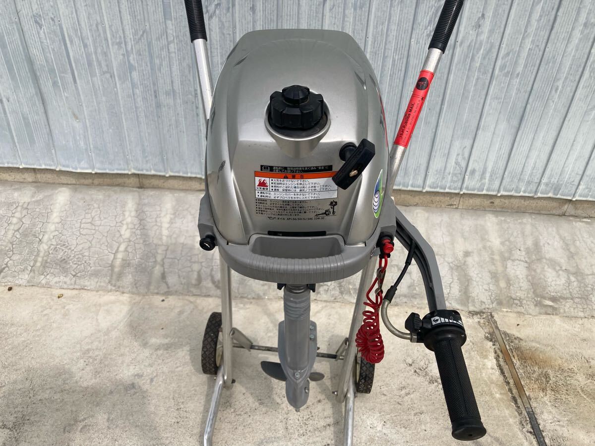 ホンダ BZBF 2馬力 船外機 スタンド付き 19年3月製造 中古 S足 4 ホンダ BZBF 2馬力 船外機 スタンド付き 19年3月製造 中古 S足 4