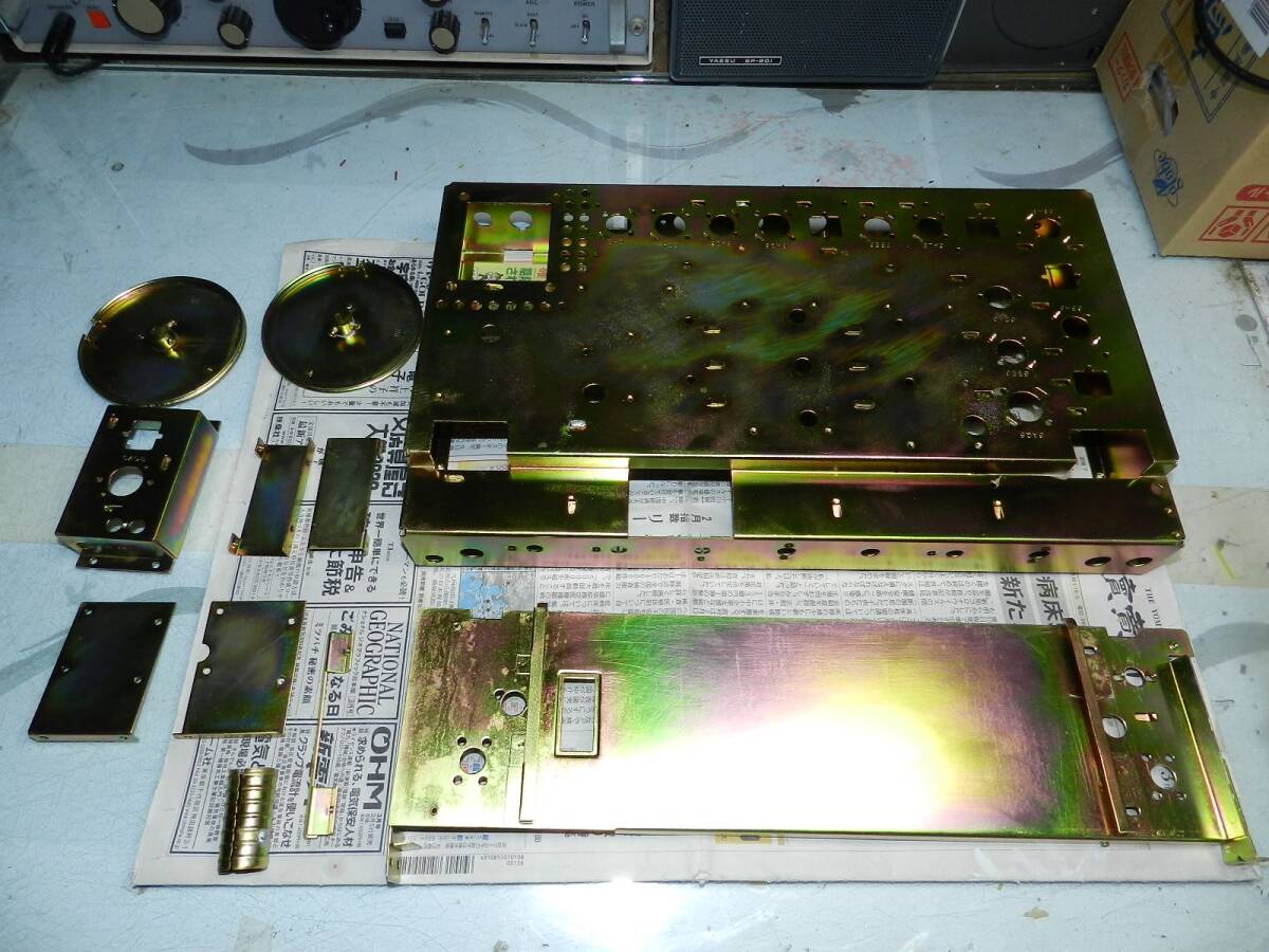 金属部品は全て再メッキ処理
