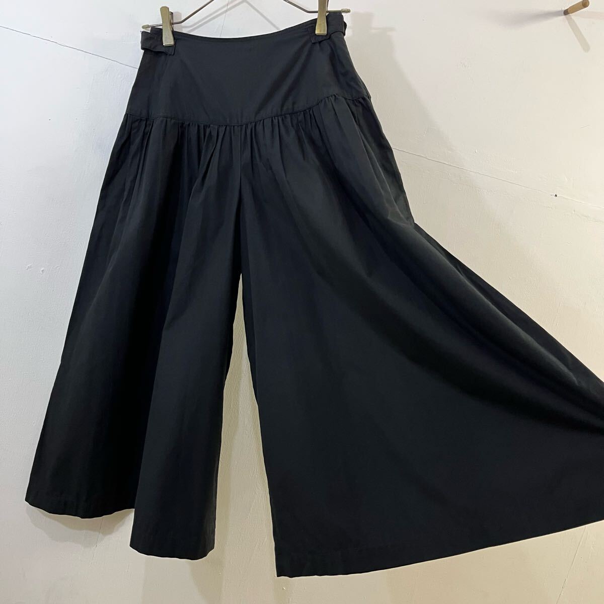 tricot COMME des GARCONS AD1991 アーカイブ ガウチョパンツ ワイドパンツ 極太パンツ 黒 トリココムデギャルソン【送料一律/同梱可能】V