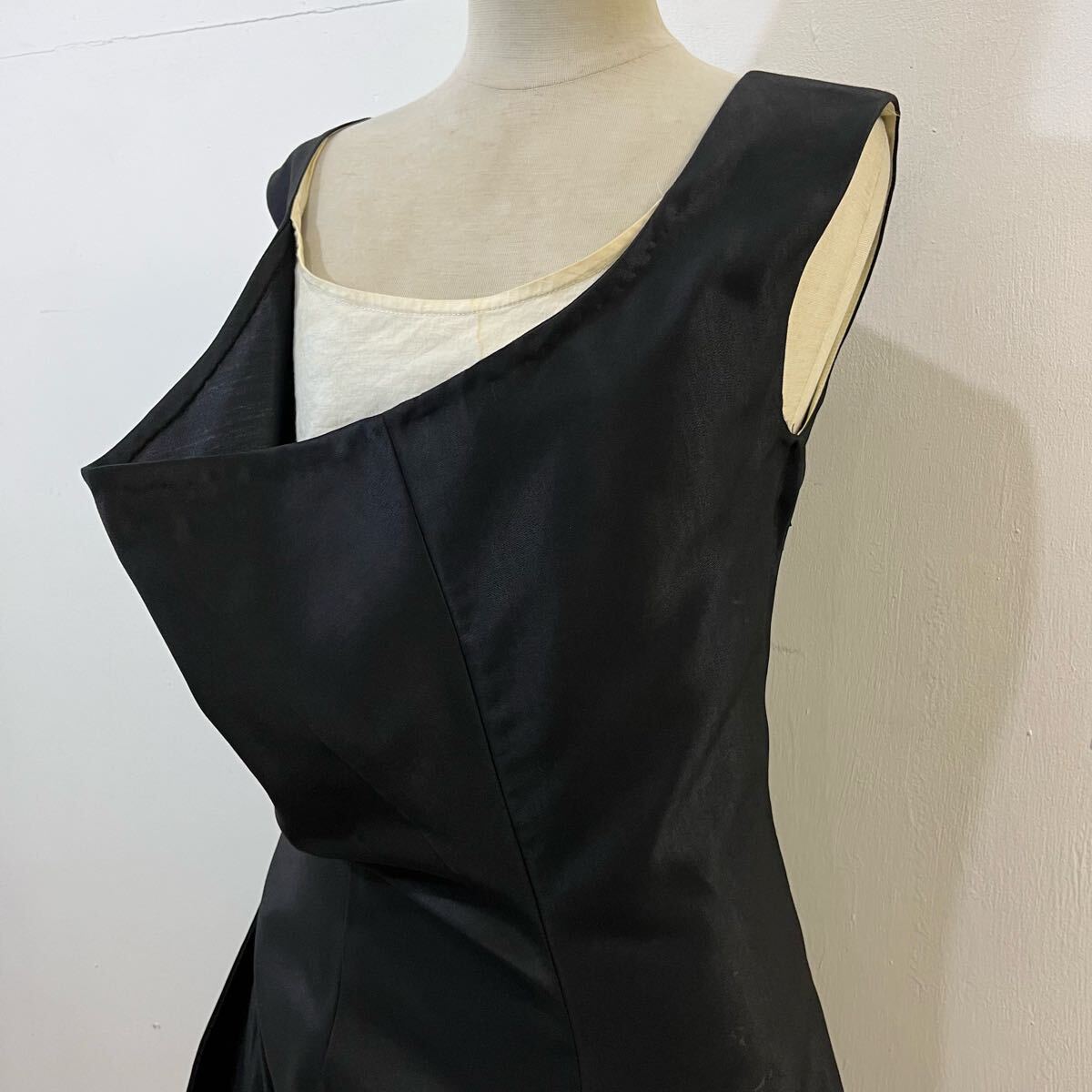 COMME des GARCONS AD1994 アーカイブ 変形ワンピース 2WAY ノースリーブ Archive 黒 ブラック コムデギャルソン【送料一律/同梱可能】V