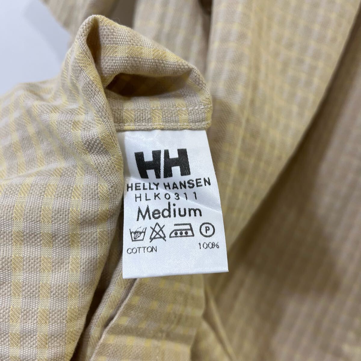 HELLY HANSEN BD рубашка рубашка с коротким рукавом хлопок рубашка кнопка down рубашка хлопок рубашка редкий Helly Hansen [ letter pack почтовый сервис плюс отправка по почте возможно ]V
