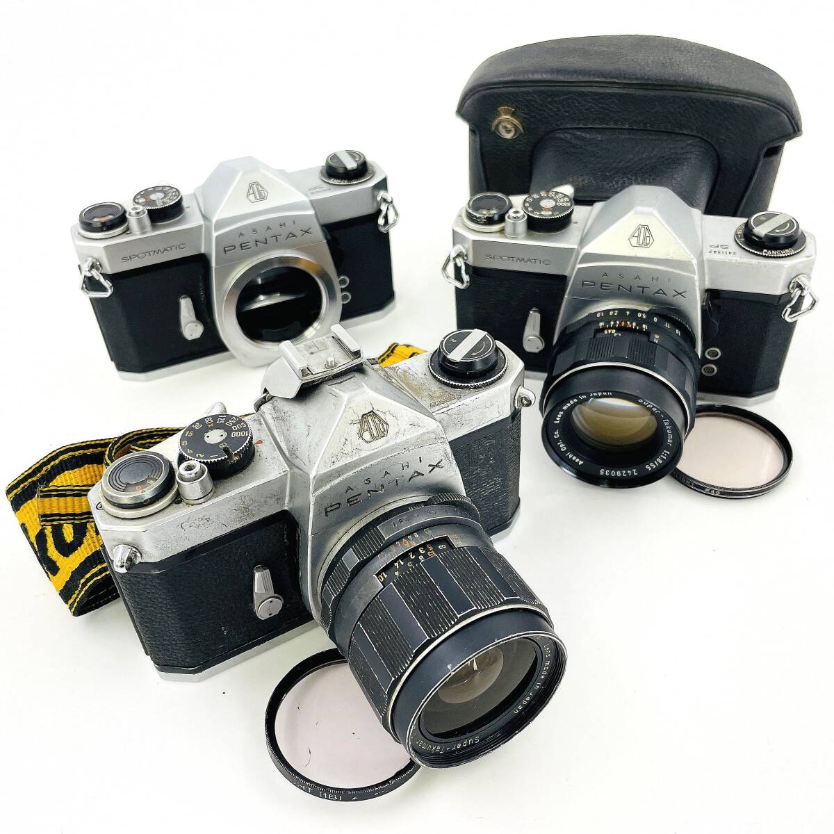 シャッター動作確認品】ASAHI PENTAX 3点 まとめて SL SPOTMATIC シャッター動作確認品】ASAHI PENTAX 3点 まとめて SL SPOTMATIC