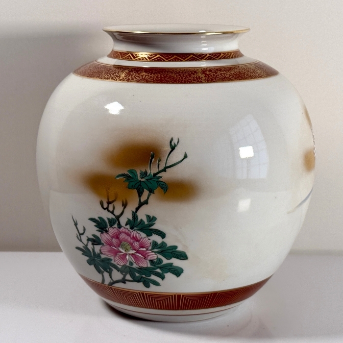 光崖窯 九谷焼 花瓶 花器 在銘 共箱(花器、壷)|売買された 光崖窯 九谷焼 花瓶 花器 在銘 共箱(花器、壷)|売買された