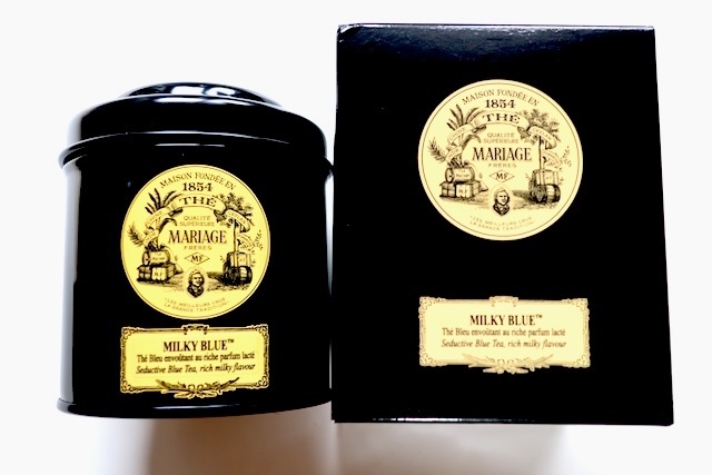  激レア マリアージュフレール mariage freres 紅茶 MILKY BLUE ミルキーブルー 缶入 箱 新品 ミルクティーの様なフレーバー リーフ