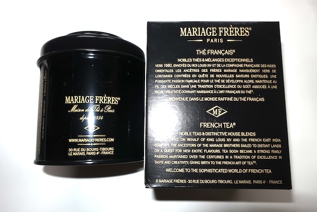 激レア マリアージュフレール mariage freres 紅茶 MILKY BLUE ミルキーブルー 缶入 箱 新品 ミルクティーの様なフレーバー リーフ