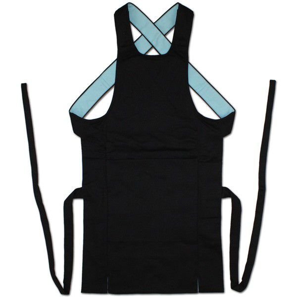 お祭用品 祭古 刺子織腹掛 黒 2尺2寸