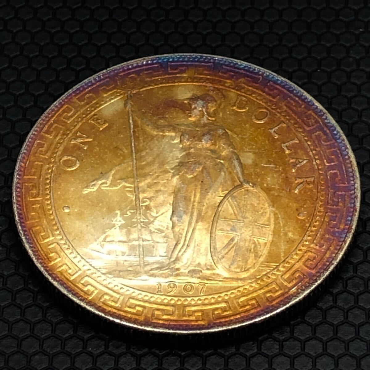 996) 銀貨 古銭 香港 イギリス 貿易銀 1ドル 1907年硬貨 996) 銀貨 古銭 香港 イギリス 貿易銀 1ドル 1907年硬貨