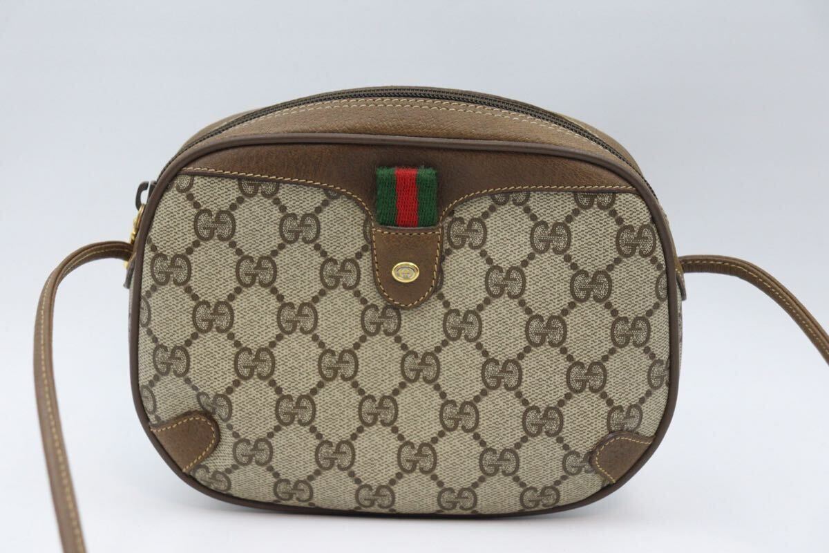 オールドグッチ/GUCCI/GG柄/シェリーライン/PVC×レザー/ミニ オールドグッチ/GUCCI/GG柄/シェリーライン/PVC×レザー/ミニ