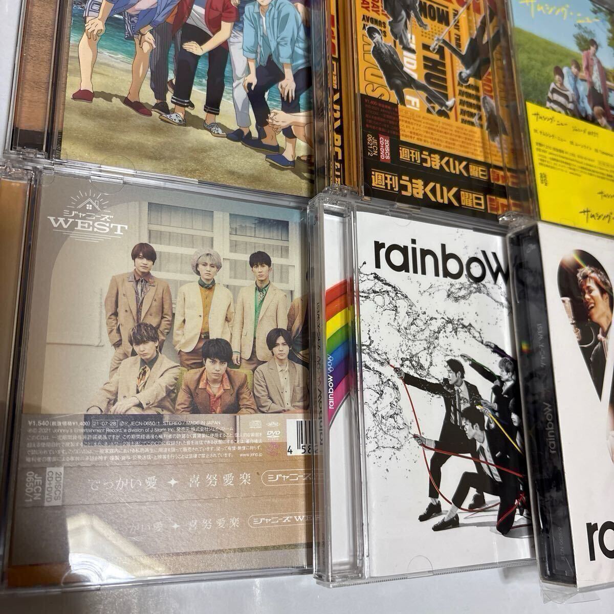現 WEST CD12点セットジャニーズWEST シングル アルバム 初回盤 現 WEST CD12点セットジャニーズWEST シングル アルバム 初回盤