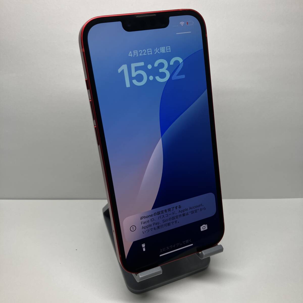 美中古品!バッテリ-100%!!】iPhone13 256GB レッド MLNL3J/A 美中古品!バッテリ-100%!!】iPhone13 256GB レッド MLNL3J/A