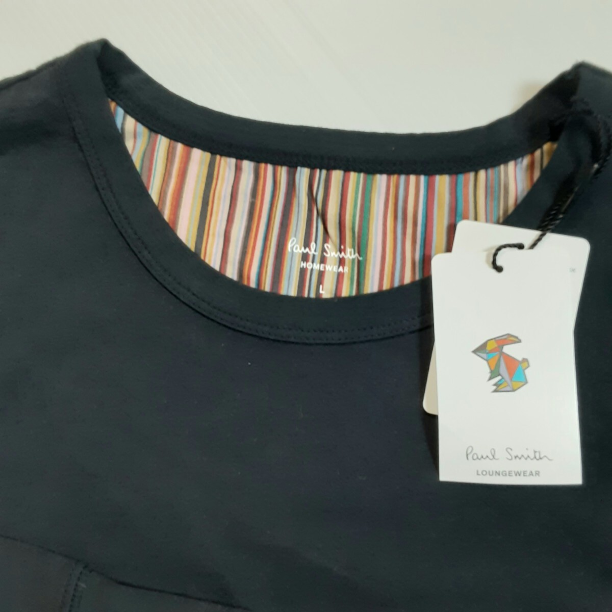 新品未使用 ポールスミス Paul Smith マルチストライプ 長袖T 新品未使用 ポールスミス Paul Smith マルチストライプ 長袖T